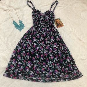 PacSun Lucy Love Floral Dress ~Size L ~ NWT